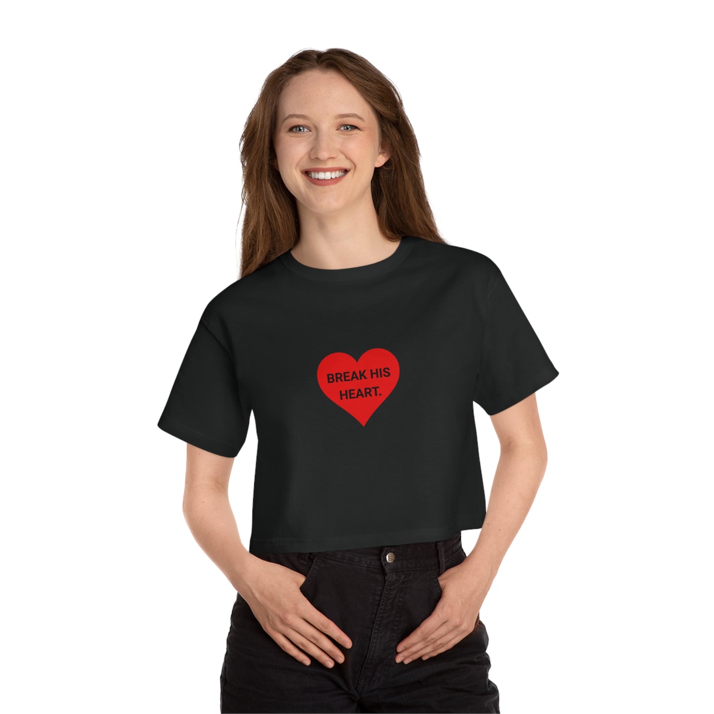 BREAK HIS HEART. | CROPPED T-SHIRT