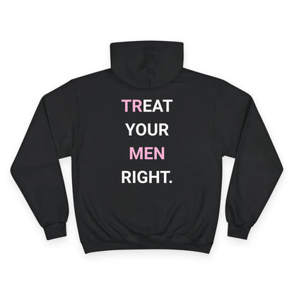 EAT YOUR MEN RIGHT. | CHAMPION HOODIE
