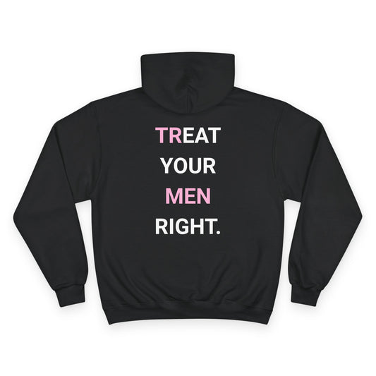 EAT YOUR MEN RIGHT. | CHAMPION HOODIE